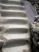 Stairs carved from one stone